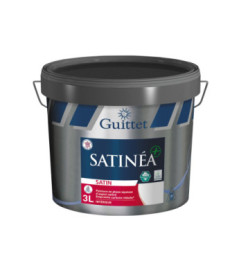 Peinture GUITTET Satinéa+ BC blanc 3L