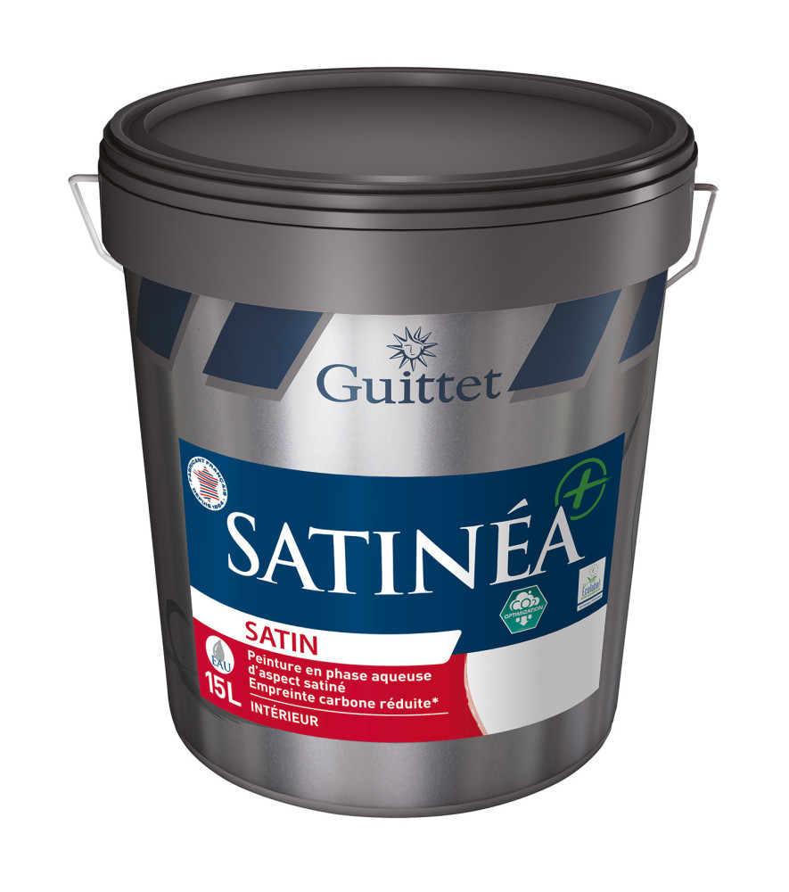 Peinture GUITTET Satinéa+ BC blanc 15L