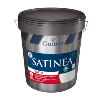 Peinture GUITTET Satinéa+ BC blanc 15L