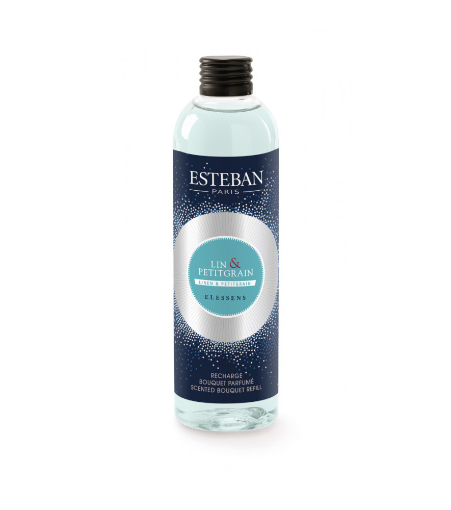 ESTEBAN Recharge pour bouquet parfumé  LIN et PETITGRAIN 250ml