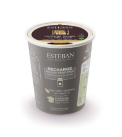 ESTEBAN Recharge pour bougie décorative parfumée CEDRE  180g