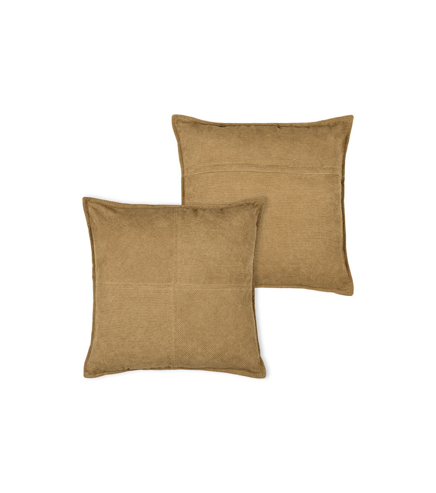 Coussin DANDY camel 45x45cm