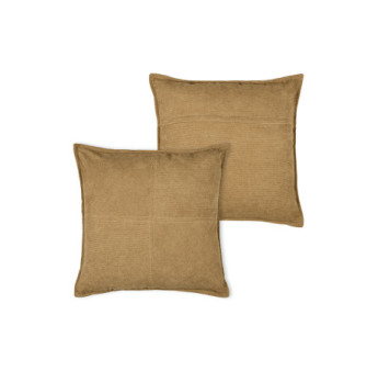 Coussin DANDY camel 45x45cm