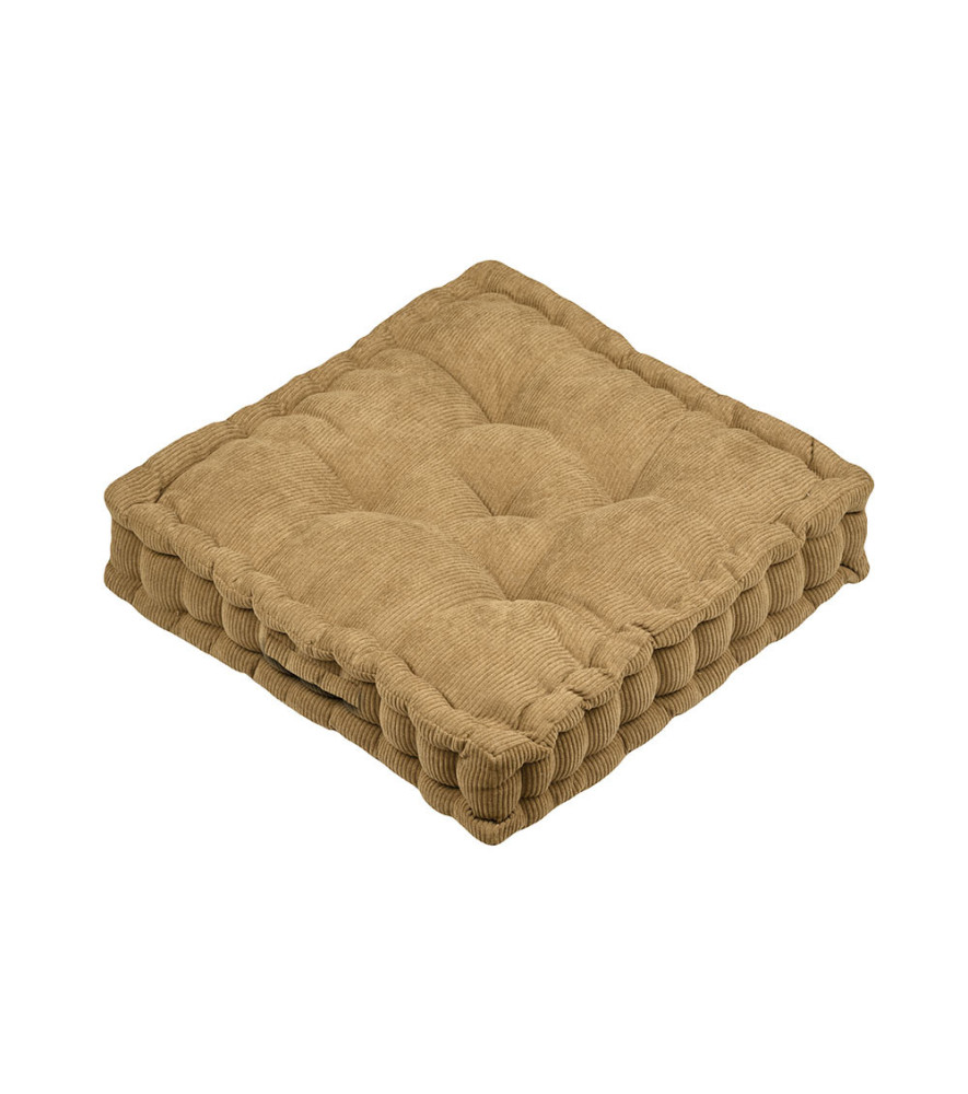 Coussin de sol DANDY camel 45x45x10cm