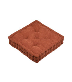 Coussin de sol DANDY roux 45x45x10cm