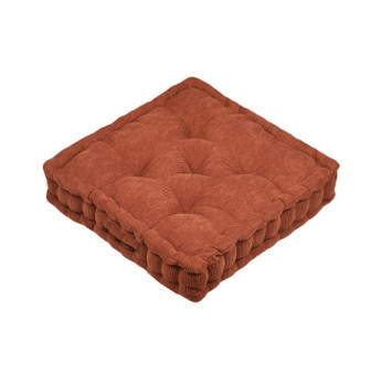 Coussin de sol DANDY roux 45x45x10cm