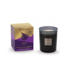 ESTEBAN Bougie parfumée initiale rechargeable  FIGUE NOIRE     180g