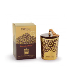 ESTEBAN Bougie parfumée décorative et rechargeable  LÉGENDES d'ORIENT 180g