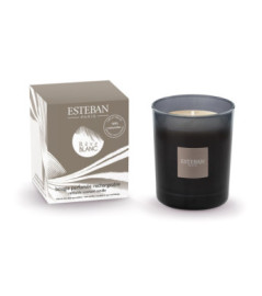 ESTEBAN Bougie parfumée initiale rechargeable  RÊVE BLANC 180g