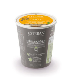 ESTEBAN Recharge pour bougie parfumée  AMBRE  180g