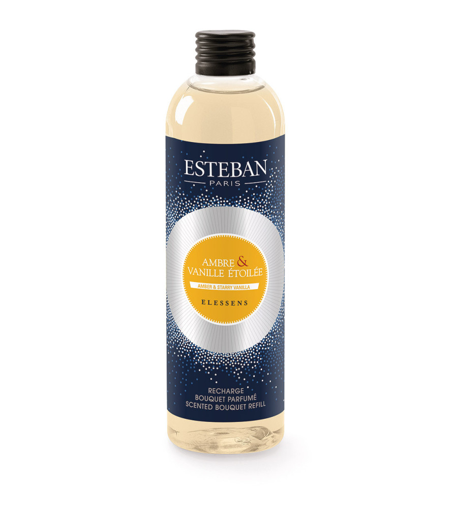 ESTEBAN Recharge pour bouquet parfumé  AMBRE et VANILLE ETOILEE  250ml