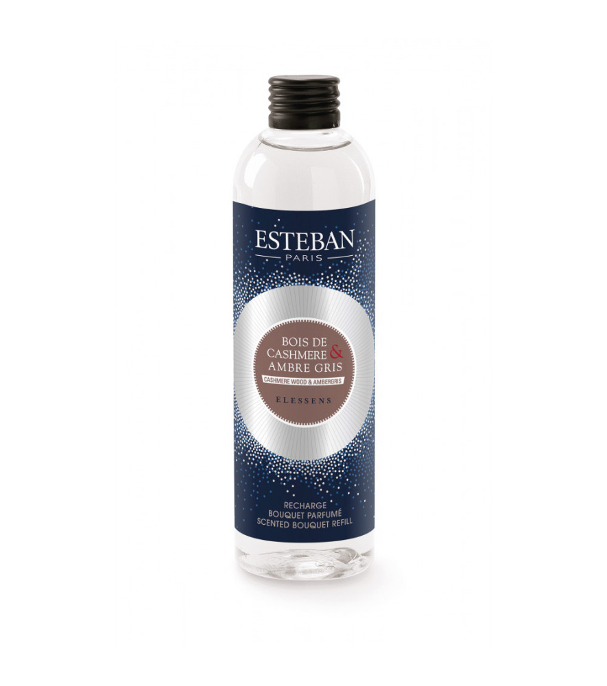 ESTEBAN Recharge pour bouquet parfumé  Bois de cashmere & Ambre gris     250ml