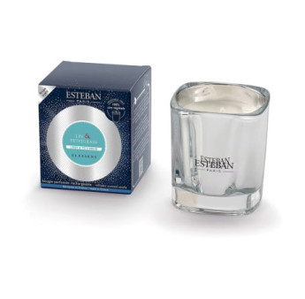 ESTEBAN Bougie parfumée rechargeable Elessens LIN et PETITGRAIN   180g