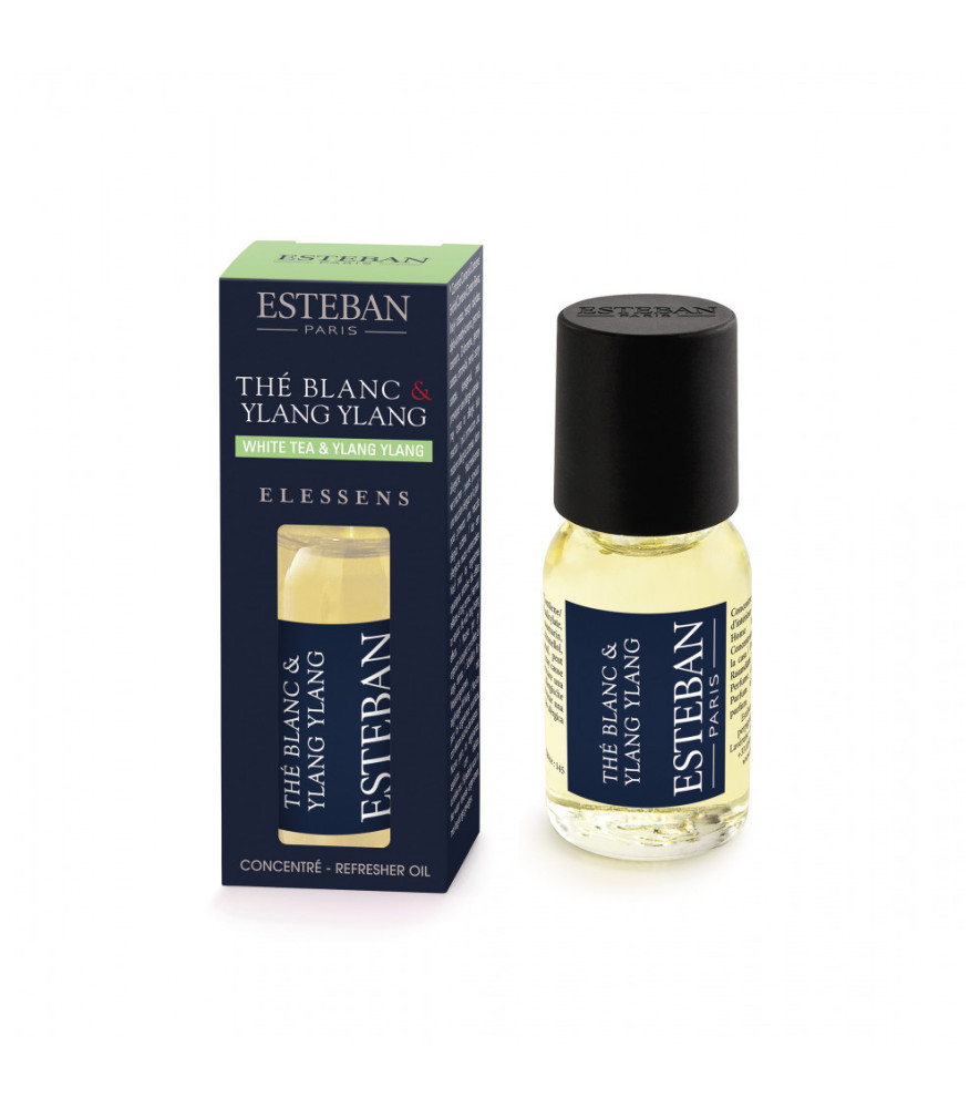 ESTEBAN Concentré de parfum  THÉ BLANC et YLANG YLANG      15ml