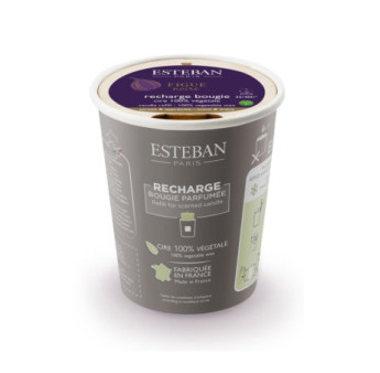 ESTEBAN Recharge pour bougie parfumée  FIGUE NOIRE    180g