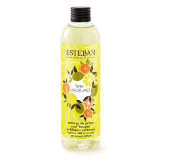 ESTEBAN Recharge pour bouquet parfumé  TERRE d'AGRUMES   250ml