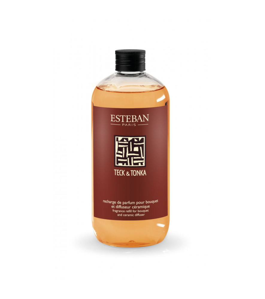 ESTEBAN Recharge pour bouquet parfumé  TECK & TONKA      500ml