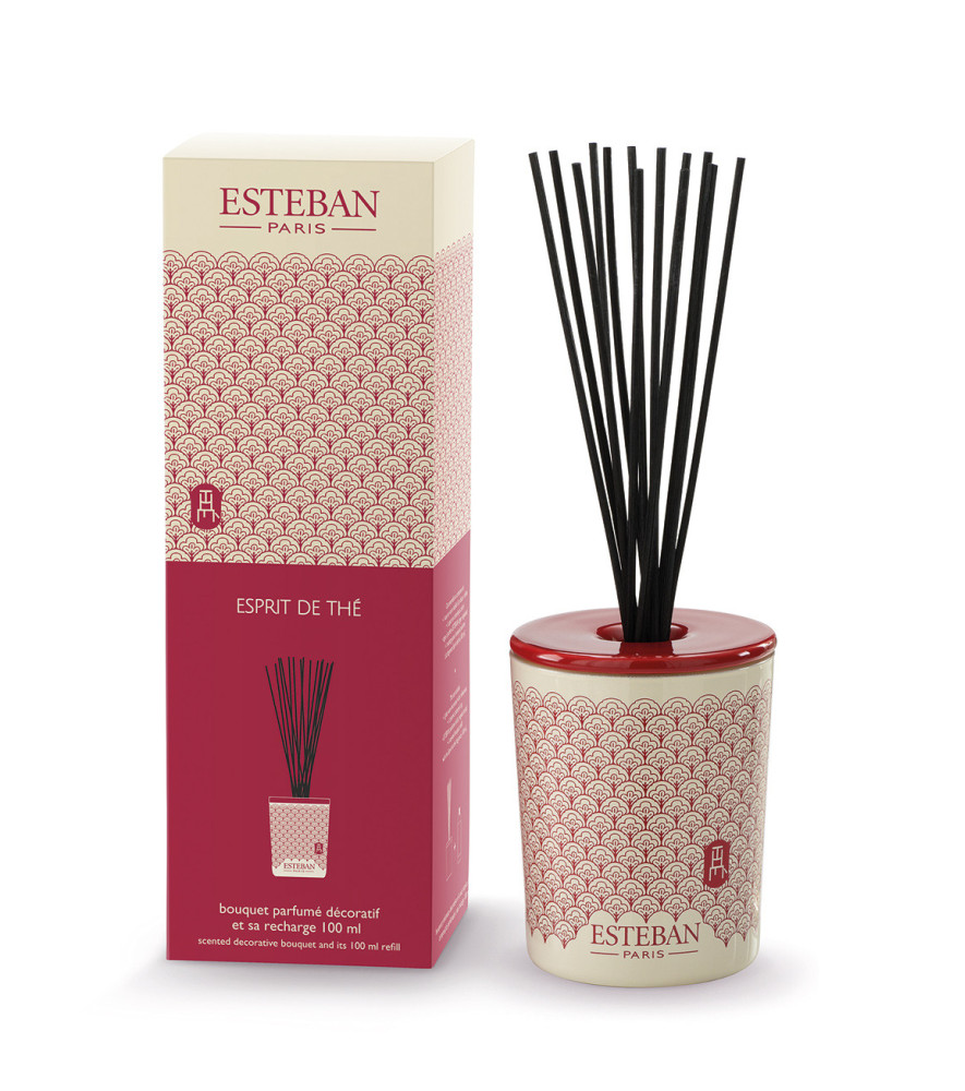 ESTEBAN Bouquet parfumé décoratif rechargeable  ESPRIT de THÉ 100ml