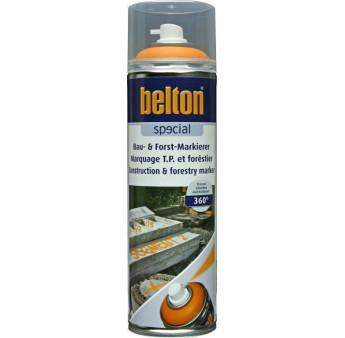 Peinture BELTON marquage TP & Forestier orange signal 0,5L