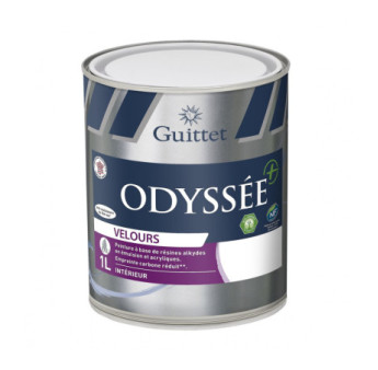 Peinture GUITTET Odyssée+ velours blanc 1L