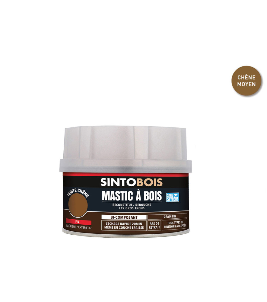 Mastic SINTOBOIS chêne moyen 170ml