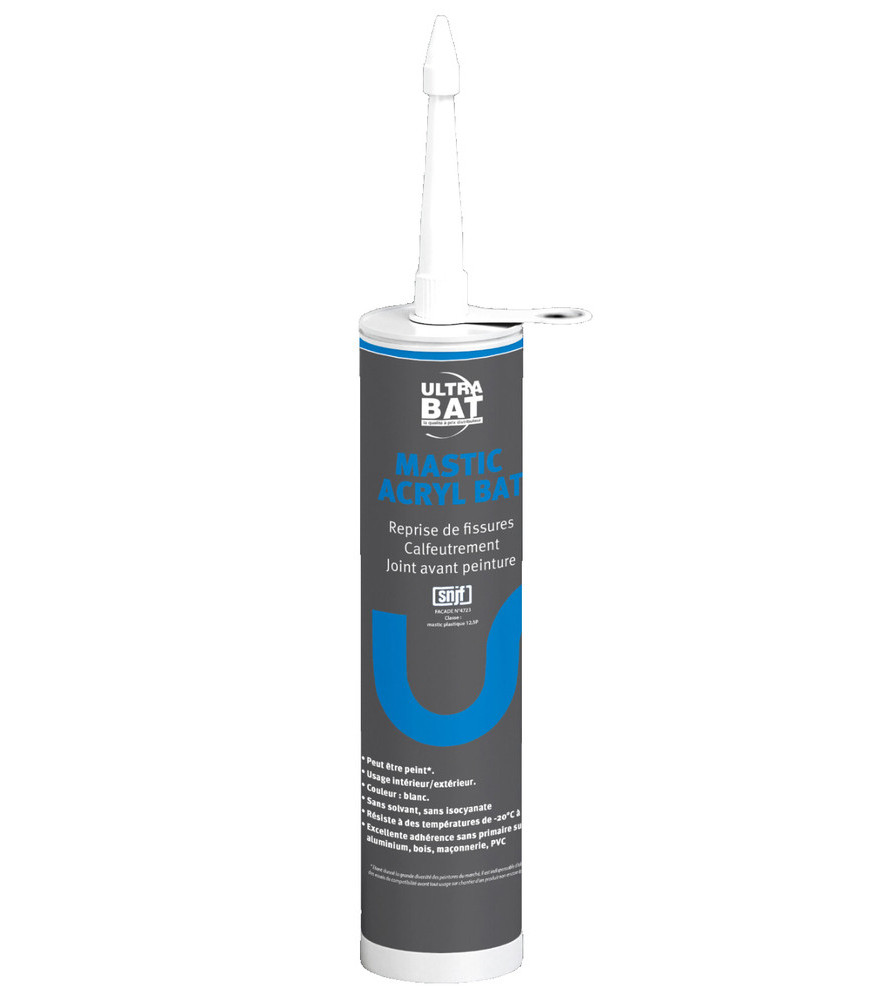 Mastic Acrylique ULTRABAT blanc 300ml