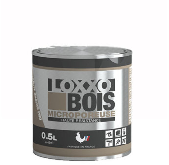 Peinture bois microporeuse LOXXO blanc 0,5L