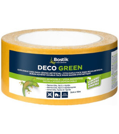 Adhésif double face BOSTIK DECO GREEN pour gazon 10mx5cm