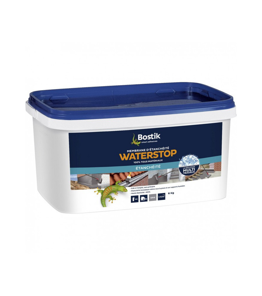 Résine d'étanchéité BOSTIK Waterstop gris 6kg