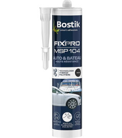 Mastic FIXPRO MSP 104 BOSTIK Auto/Bateau Noir 290ml