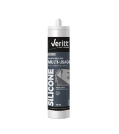 Mastic multi-usage VERITT silicone gris anthracite ral 7016 280ml