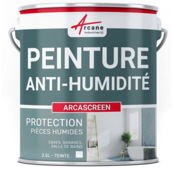 Peinture anti-humidité ARCASCREEN blanc 2,5L