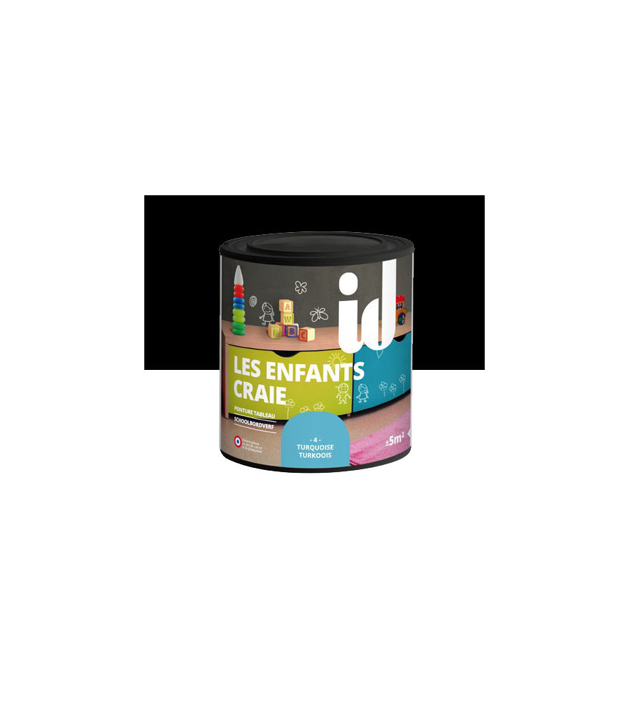 Peinture ID Les Enfants Craie noir 0,5L