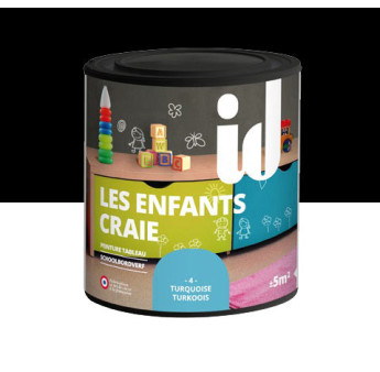 Peinture ID Les Enfants Craie noir 0,5L