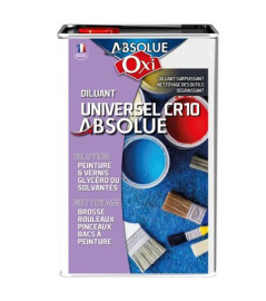 Diluant universel OXI CR10 pour peintures et vernis solvantés 1L