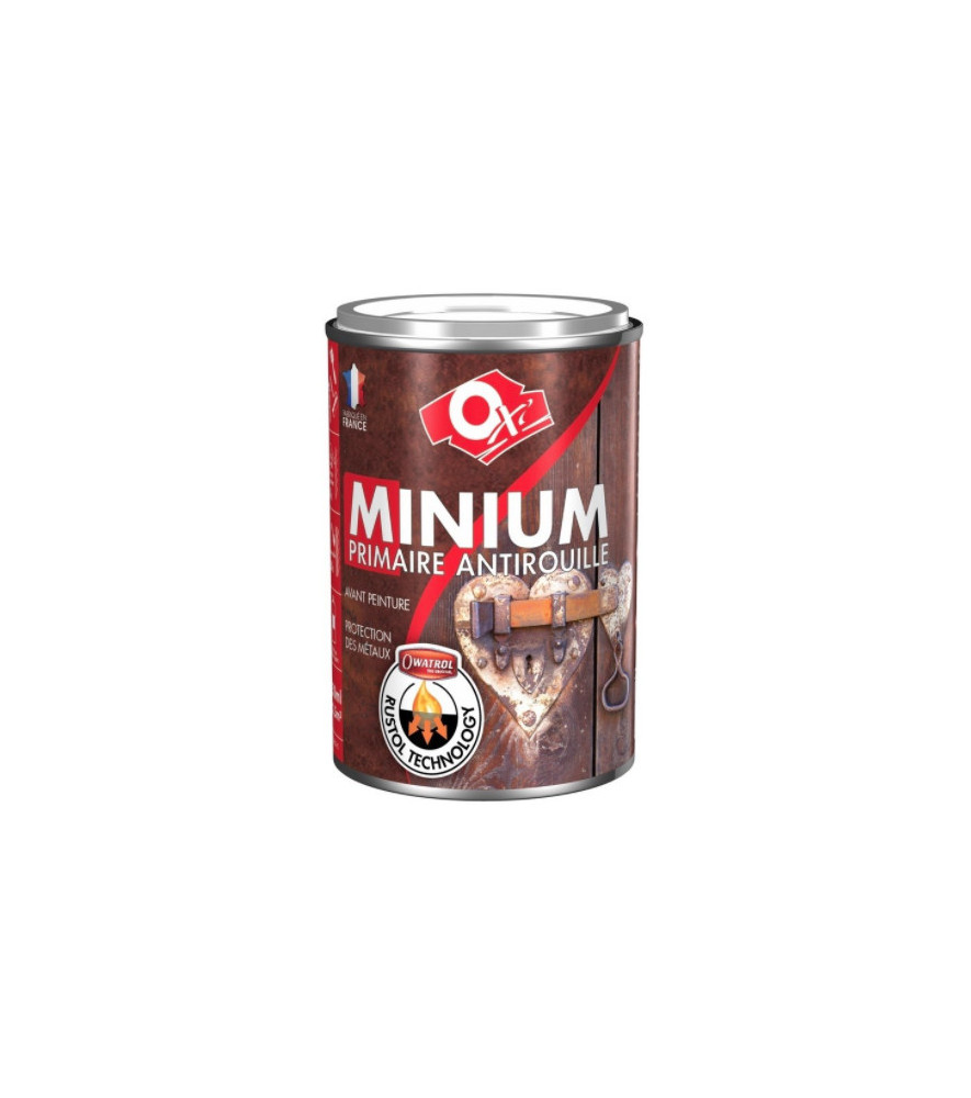 Primaire anti-rouille OXI minium gris 250ml