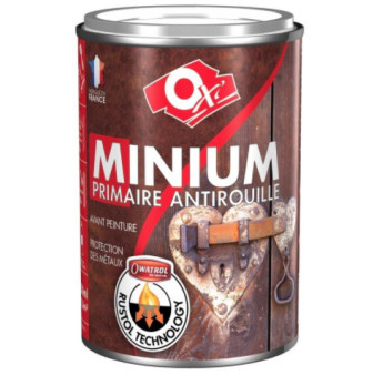 Primaire anti-rouille OXI minium gris 250ml