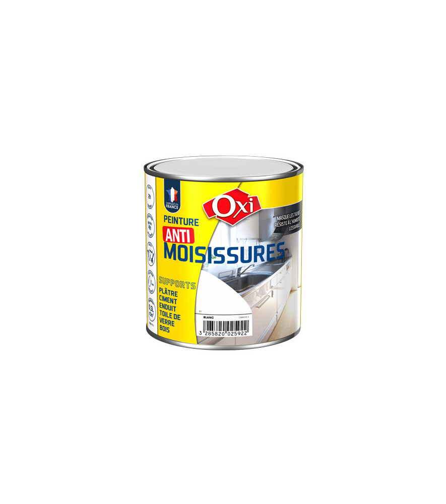 Peinture OXI anti-moisissures blanc 0,5L