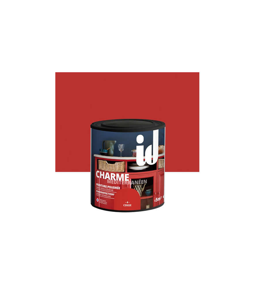 Peinture meubles ID New Charme cerise 0,5L