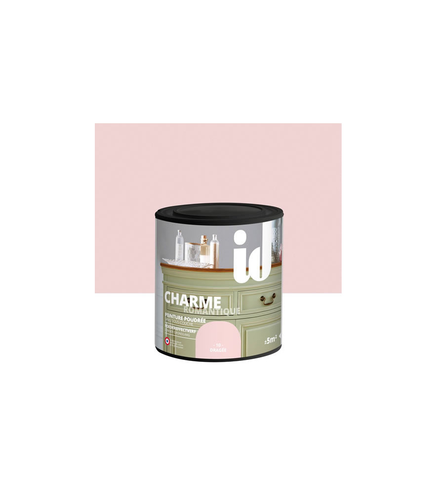 Peinture meubles ID New Charme dragée 0,5L