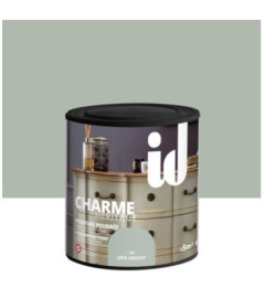 Peinture meubles ID New Charme gris argent 0,5L