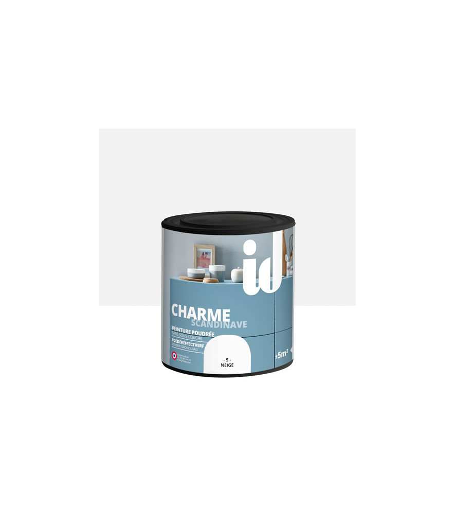 Peinture meubles ID New Charme neige 0,5L