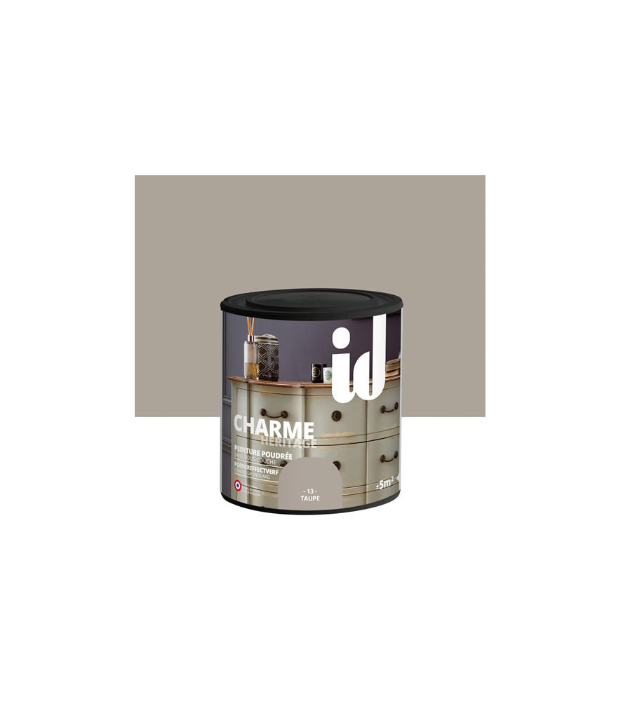 Peinture meubles ID New Charme taupe 0,5L