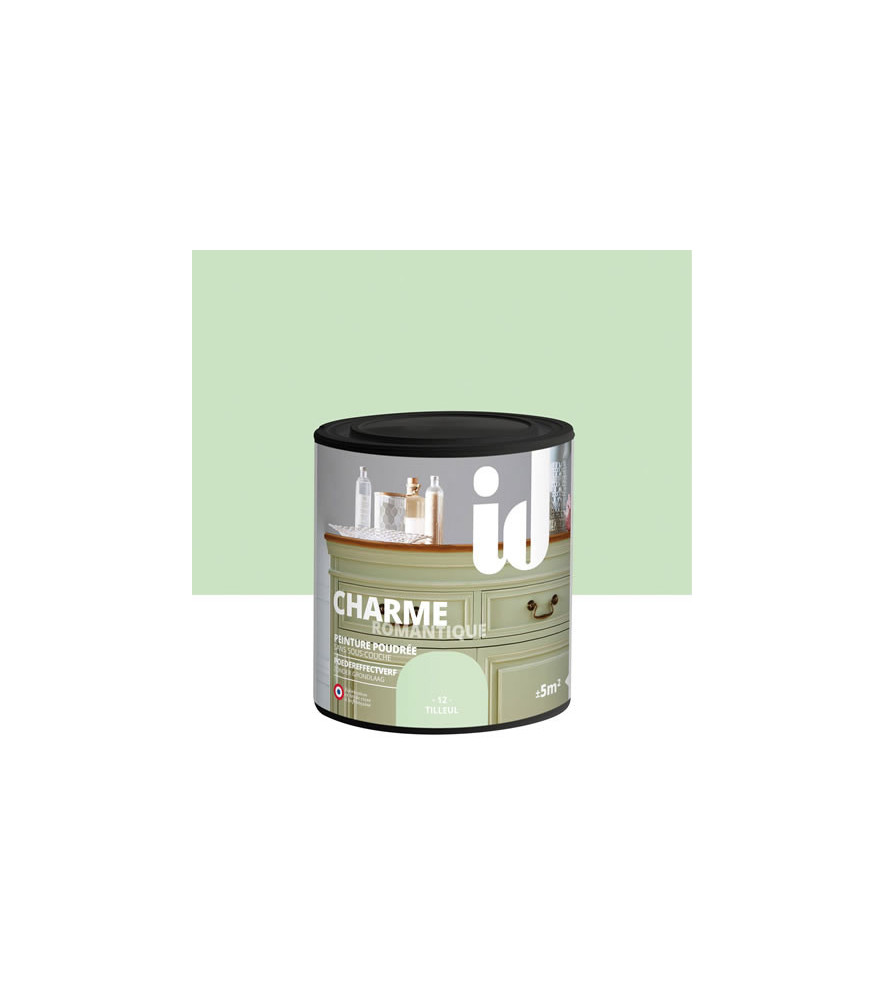 Peinture meubles ID New Charme tilleul 0,5L