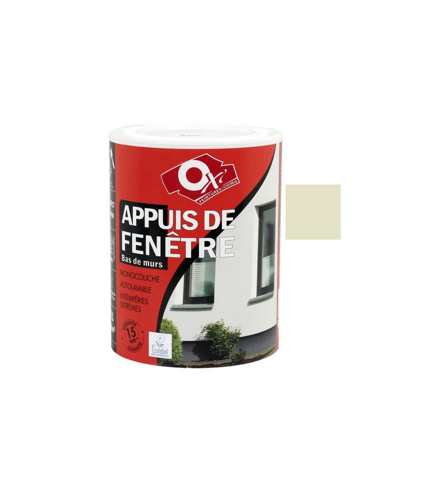 Peinture OXI appuis de fenêtre meulière 1L