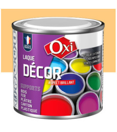 Laque décor OXI acrylique brillante abricot 60ml