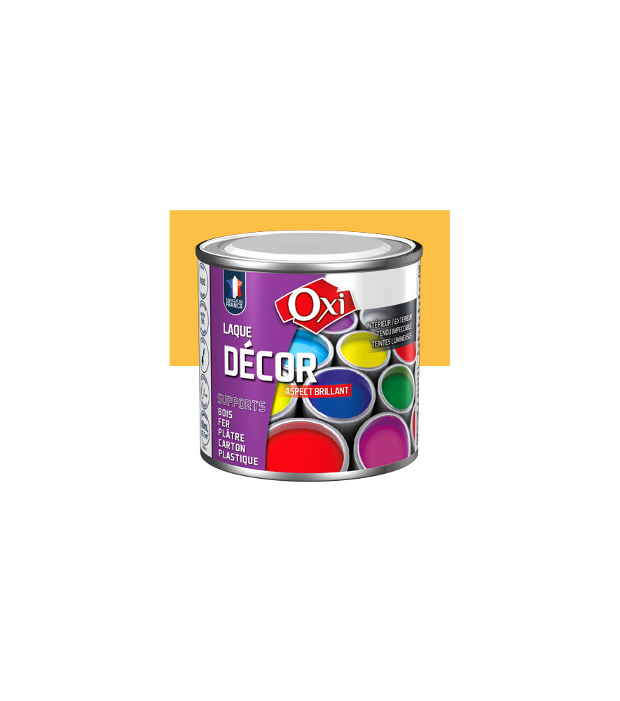 Laque décor OXI acrylique brillante bouton d'or 60ml