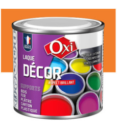 Laque décor OXI acrylique brillante clémentine 60ml