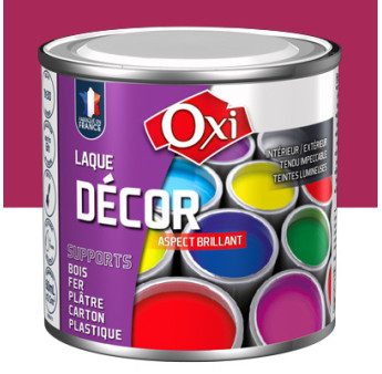 Laque décor OXI acrylique brillante framboise 60ml