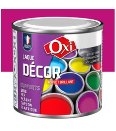 Laque décor OXI acrylique brillante fuchsia 60ml